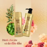Dầu gội Dược liệu Nguyên Xuân 470g - Tặng thêm 50g (5 loại: Bồng Bềnh / Nâu / Sạch Gàu / Hương Bưởi / Xanh) - Ảnh 6