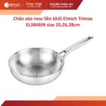 Chảo sâu lòng inox liền khối Elmich Trimax EL3846IN size 20,26,28cm