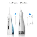 Máy tăm nước không dây Lock&Lock - 4 chế độ phun, Sạc đầy dùng trong 20 ngày, phù hợp răng niềng - 2 dung tích - ENR156BLU / ENR166GRY