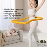 Vòng Lắc Eo Lò Xo Bọc Vải Mềm DƯƠNGSPORT Tập Thể Dục, Tập Gym, Tập Yoga Tại Nhà 1,5kg 2kg 2,5kg - Ảnh 4