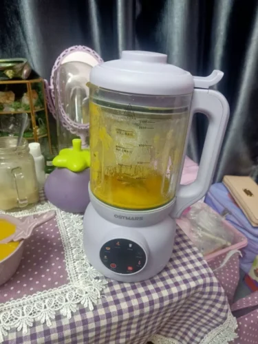 Máy Làm Sữa Hạt OSTMARS Cối Thuỷ Tinh Bản Tiếng Việt Đa Chức Năng Nấu Dung Tích 1100ml dao 10 cánh Xay Đa Năng photo review