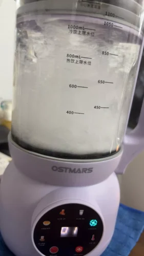 Máy Làm Sữa Hạt OSTMARS Cối Thuỷ Tinh Bản Tiếng Việt Đa Chức Năng Nấu Dung Tích 1100ml dao 10 cánh Xay Đa Năng photo review