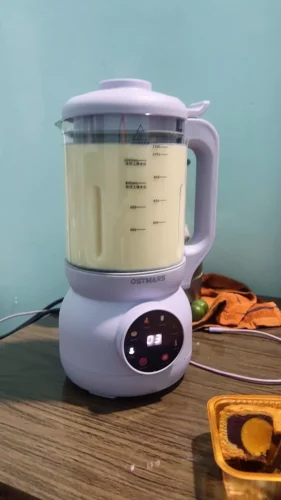 Máy Làm Sữa Hạt OSTMARS Cối Thuỷ Tinh Bản Tiếng Việt Đa Chức Năng Nấu Dung Tích 1100ml dao 10 cánh Xay Đa Năng photo review