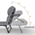 Giường ngủ văn phòng gấp gọn kèm đệm thông minh - có sẵn bản 1m8*60cm - Ảnh 2
