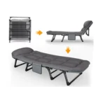 Giường ngủ văn phòng gấp gọn kèm đệm thông minh - có sẵn bản 1m8*60cm - Ảnh 4
