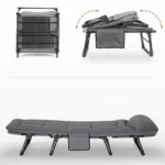 Giường ngủ văn phòng gấp gọn kèm đệm thông minh - có sẵn bản 1m8*60cm - Ảnh 5